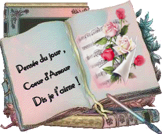 pens&eacute;e du jour coeur damour  dis je t aime